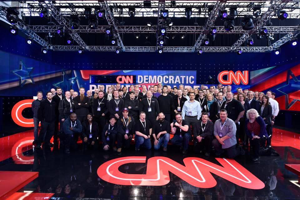 Democratic Primary Debate Stage